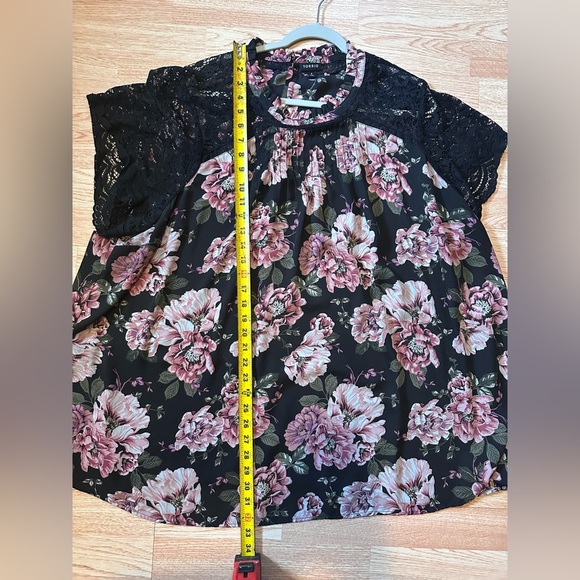 Torrid Pink Boxy Blouse with Peter Pan Collar Size 4XL - Picture 2 of 5